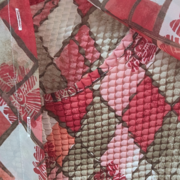 Alfred Dunner Red and Brown Plaid Blouse - Picture 6 of 6